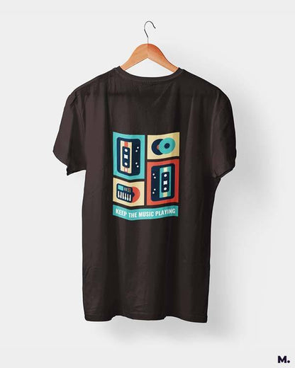 printed t shirts - Keep the music playing  - MUSELOT