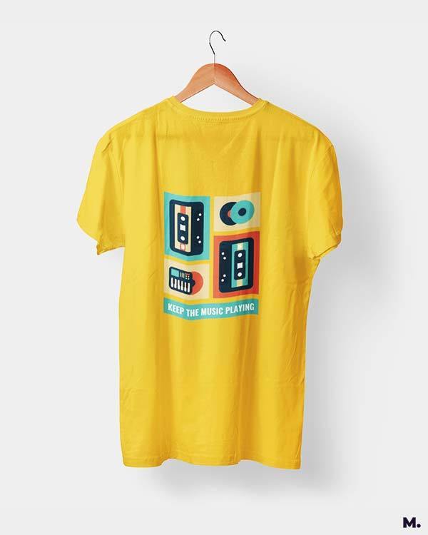 printed t shirts - Keep the music playing  - MUSELOT