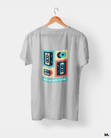 Keep the music playing printed t shirts
