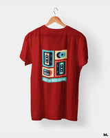 Keep the music playing printed t shirts
