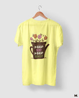 Keep going, keep growing printed t shirts