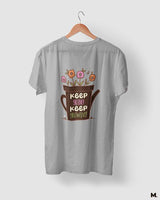 Keep going, keep growing printed t shirts