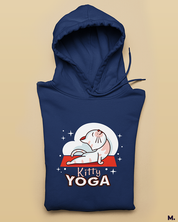 Printed hoodies - Kitty yoga  - Muselot