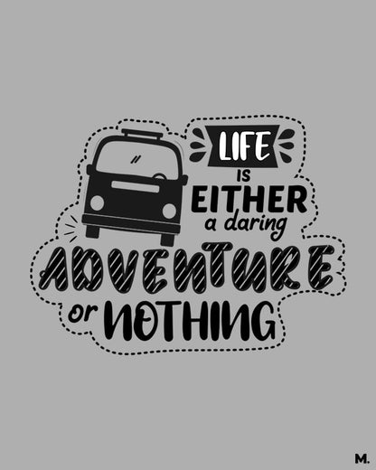 Printed hoodies - Life is a daring adventure - MUSELOT