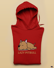Printed hoodies - Lazy pitbull  - Muselot