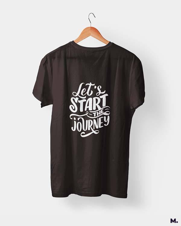 printed t shirts - Let's start the journey  - Muselot India