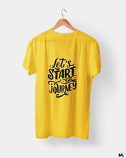 printed t shirts - Let's start the journey  - Muselot India