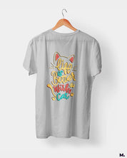 Life is better with cats printed t shirts