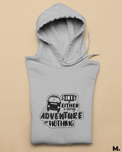 Printed hoodies - Life is a daring adventure  - MUSELOT