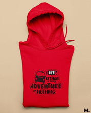 Printed hoodies - Life is a daring adventure  - MUSELOT