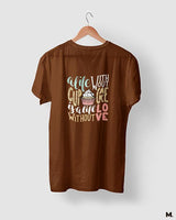 Cupcakes are love printed t shirts