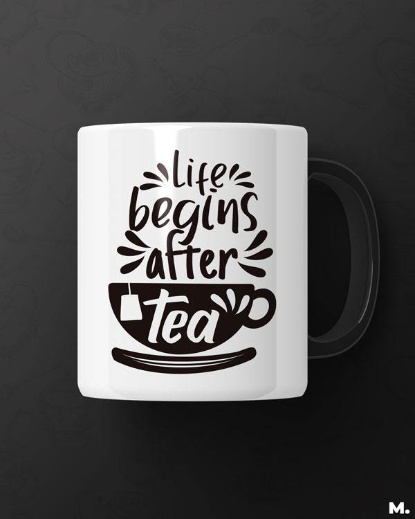 Printed mugs - Life is better with tea  - MUSELOT