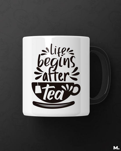 Printed mugs - Life is better with tea  - MUSELOT