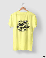Life is a daring adventure printed t shirts