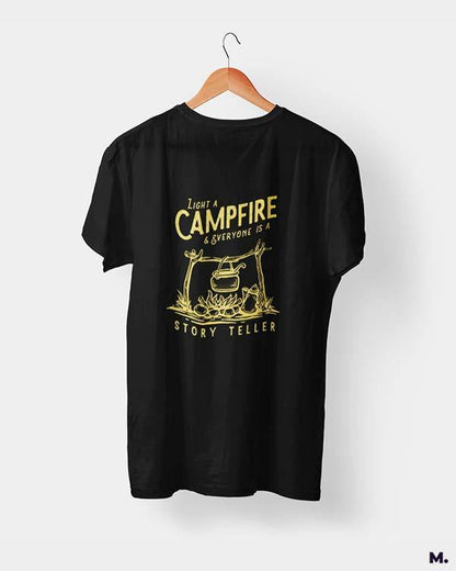 printed t shirts - Campfire makes us a storyteller  - MUSELOT