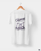 Campfire makes us a storyteller printed t shirts