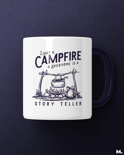 Printed mugs - Campfire makes you a storyteller  - MUSELOT