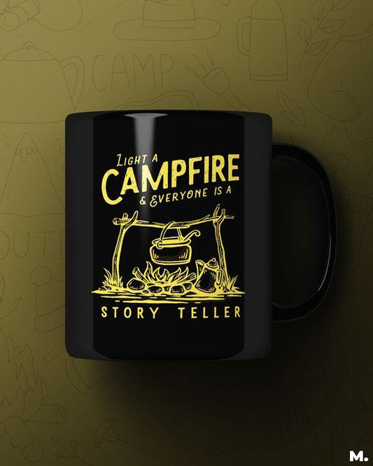 Printed mugs - Campfire makes you a storyteller  - MUSELOT