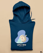 Printed hoodies - Little yogi natarajasana  - MUSELOT