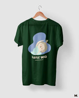 Little yogi natarajasana printed t shirts