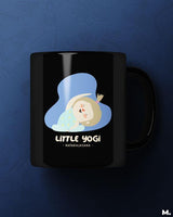 Little yogi natarajasana printed mugs