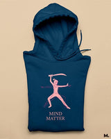 Mind matters printed hoodies