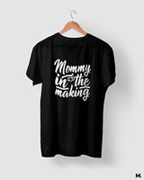 Mommy in the making printed t shirts
