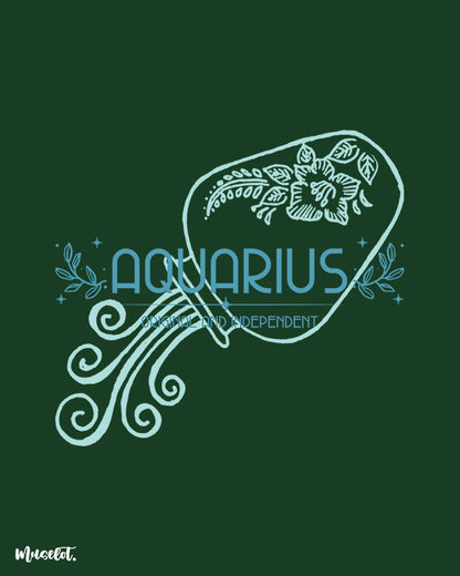 Aquarius design illustration at Muselot