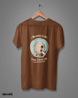 Beauty is in chai of the beholder printed t shirts