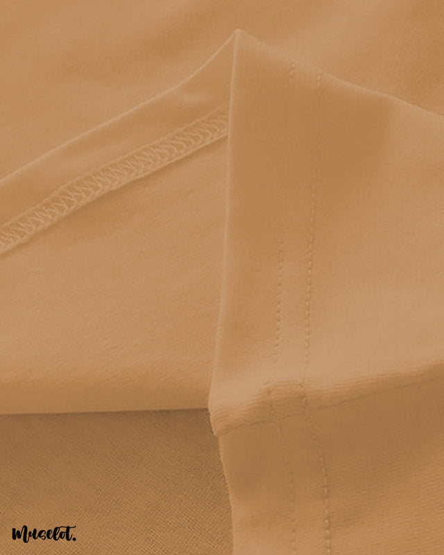 Muselot's mustard yellow t shirt fabric