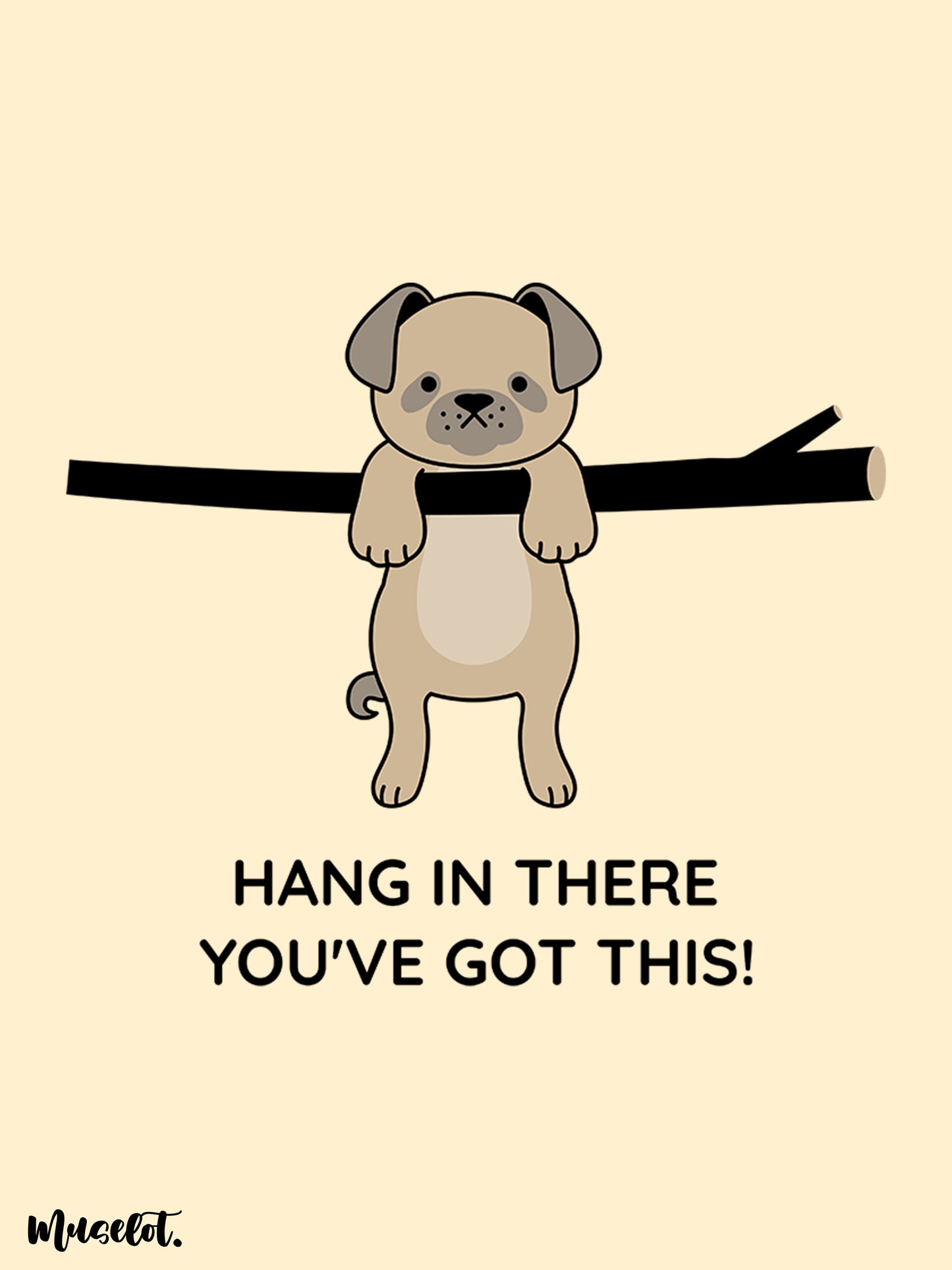 Hang in there you've got this illustrated cute and motivational phone case for all models of brands like apple, samsung, oppo, vivo, realme, oneplus, nokia, google pixel, xiaomi, lenovo, and moto