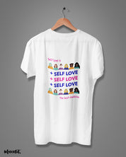 Self love is the best medicine printed t shirts for LGBTQ+ by Muselot