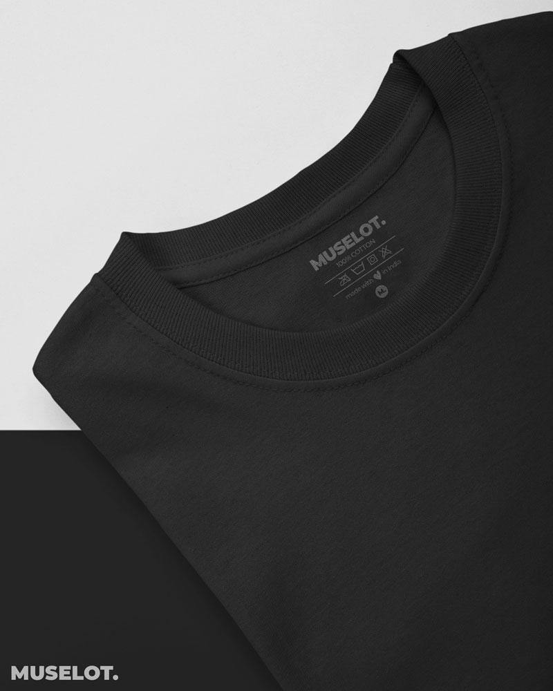 full sleeve t shirts - Full sleeve black t shirt  - MUSELOT