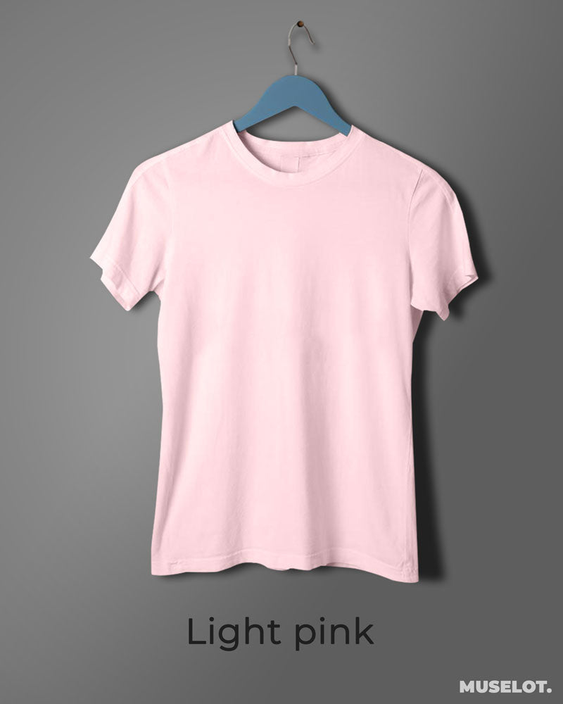 Women's plain pink t shirt