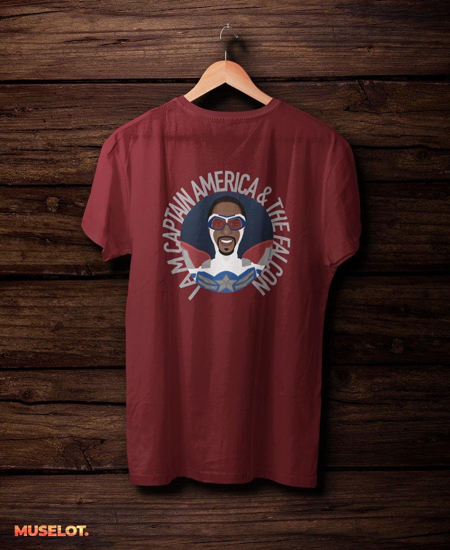printed t shirts - Captain America & Falcon tshirts  - MUSELOT
