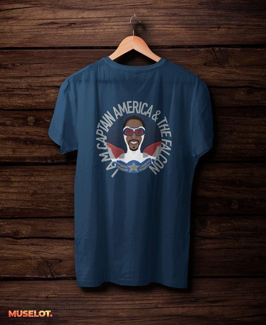 printed t shirts - Captain America & Falcon tshirts  - MUSELOT