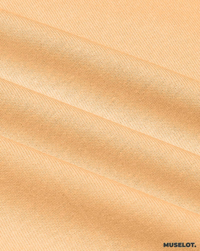 Mustard women's plain t shirt online in round neck, 100% cotton and half sleeves - MUSELOT