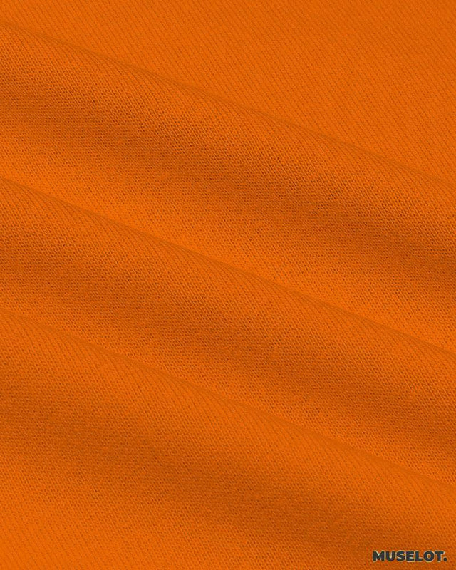 plain t shirts - Plain mens orange t shirt  - MUSELOT