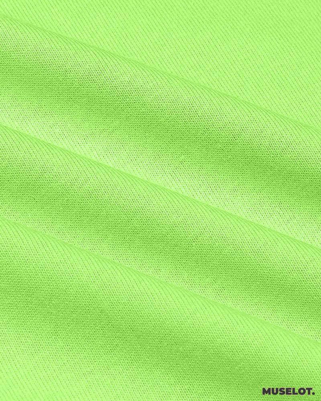 plain t shirts - Green plain t shirt for men  - MUSELOT