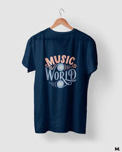 printed t shirts - Music on, world off  - MUSELOT