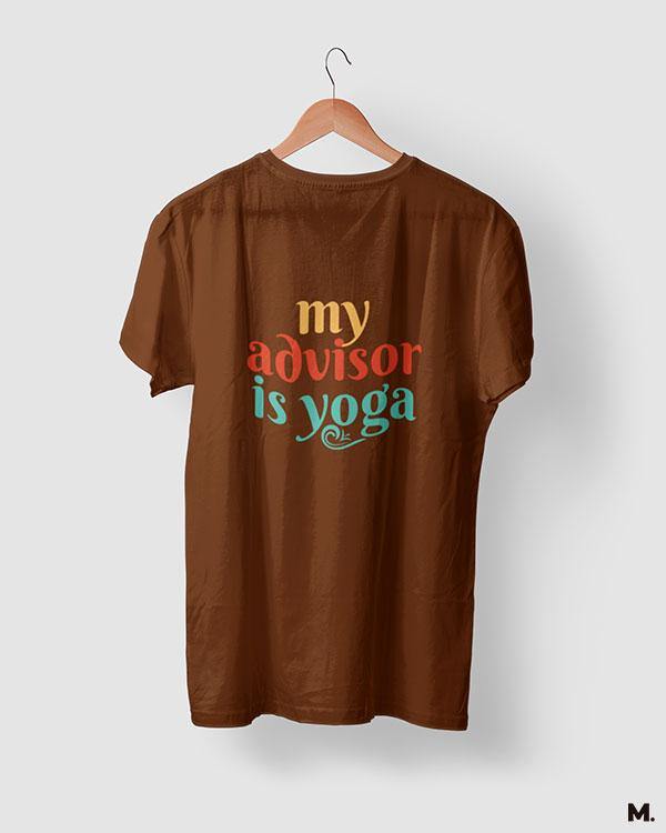 printed t shirts - My advisor is yoga  - MUSELOT