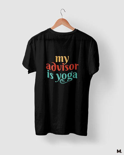 printed t shirts - My advisor is yoga  - MUSELOT