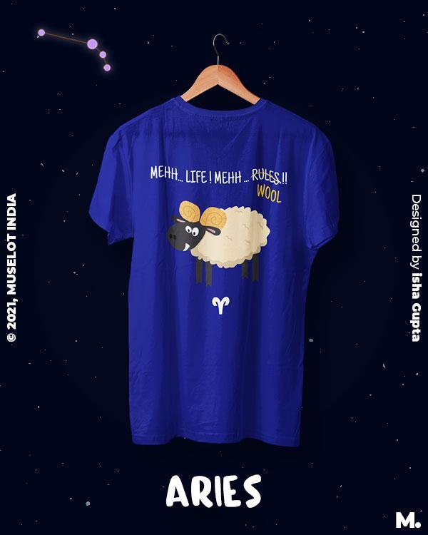 printed t shirts - The independent Aries  - MUSELOT