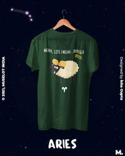 printed t shirts - The independent Aries  - MUSELOT