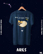 printed t shirts - The independent Aries  - MUSELOT