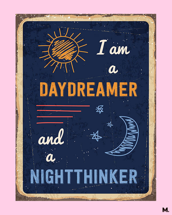 printed t shirts - Dreamer and night-thinker - MUSELOT
