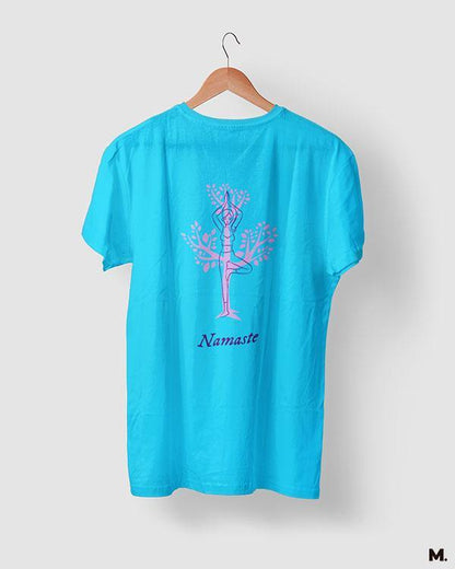printed t shirts - Namaste yoga  - MUSELOT