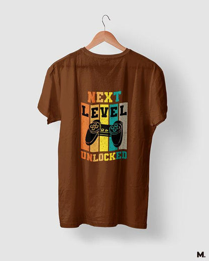 printed t shirts - Next level unlocked  - MUSELOT