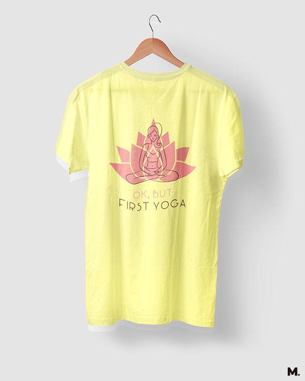 Yoga printed hotsell t shirts