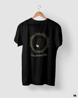 Om sweet om printed t shirts